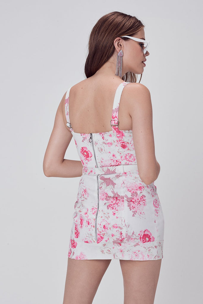 knee length dresses for ladies Weston Denim Mini Dress