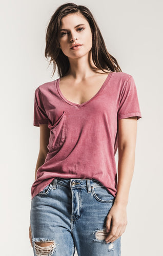 The Washed Cotton Pocket Tee