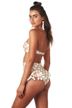 Polka Dot Strapless Bustier