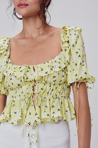 Chrysanthemum Crop Top