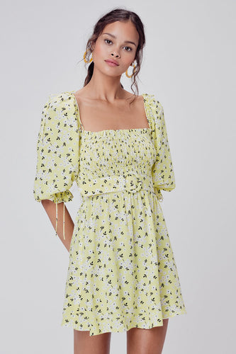 Chrysanthemum Mini Dress