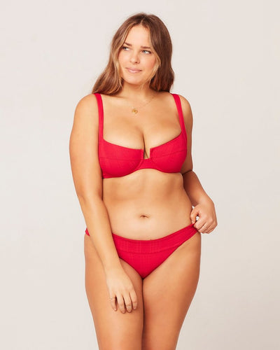Pointelle Rib Veronica Bikini Bottom