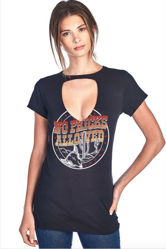 No Pricks Allowed Tee