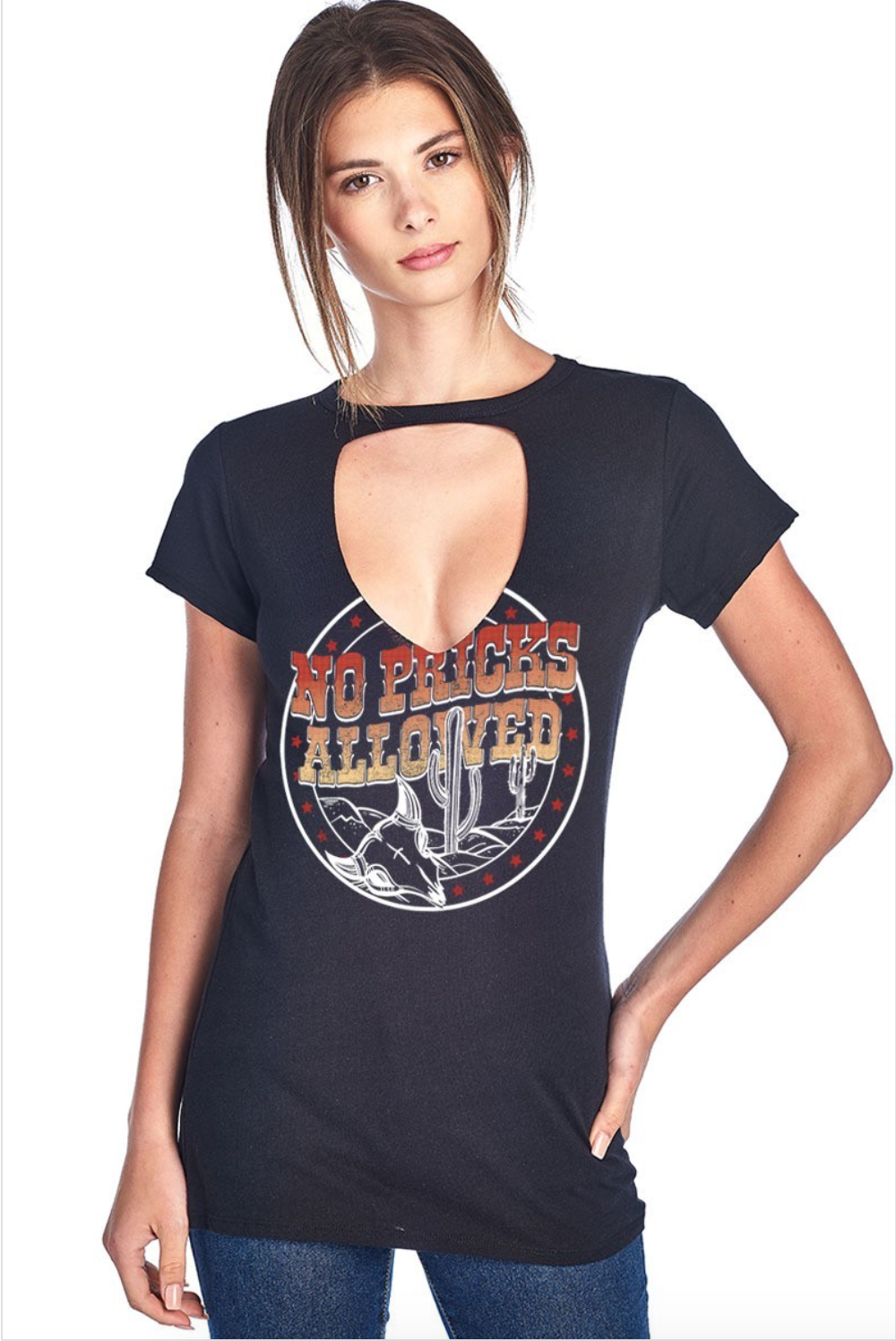 No Pricks Allowed Tee