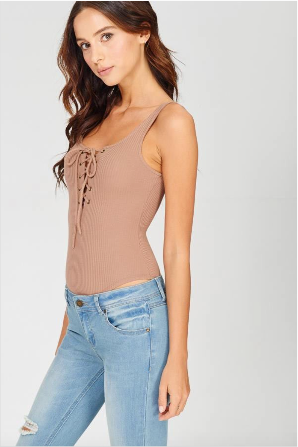 Lace Up Bodysuit