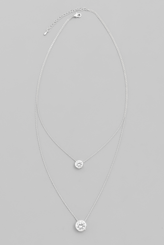 Layered Stud Necklace
