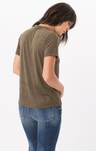 The Suede Lace Up Top