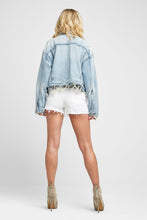 Zoeey Highrise Button Cut Off Short