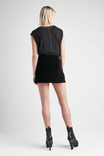 The Viper Mini Velvet Skirt