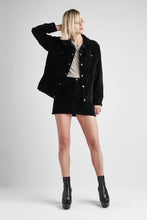 The Viper Mini Velvet Skirt