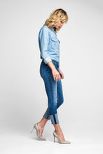 Tally Deep Cuff Crop Skinny